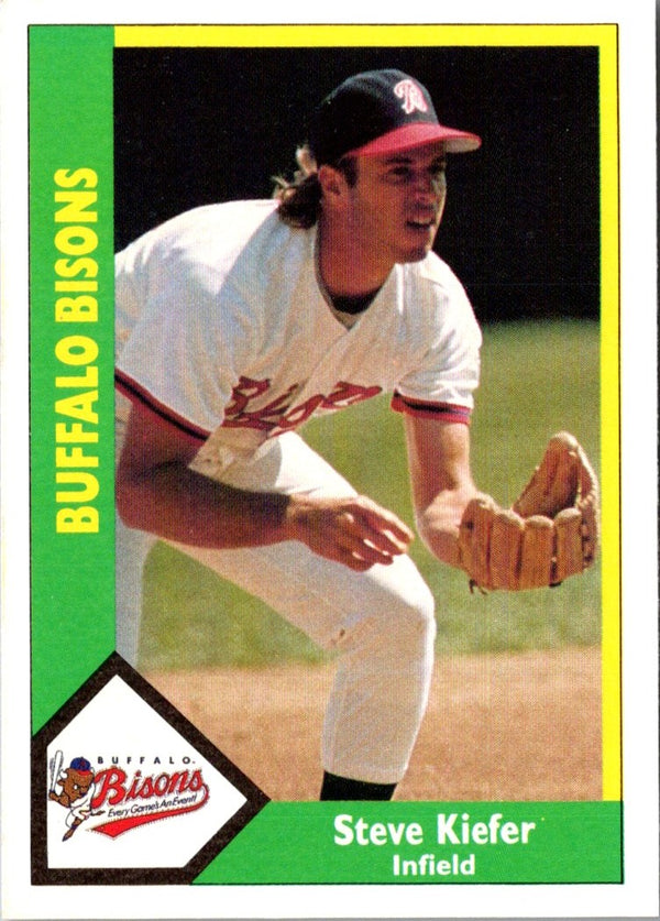1990 CMC Buffalo Bisons Steve Kiefer #17
