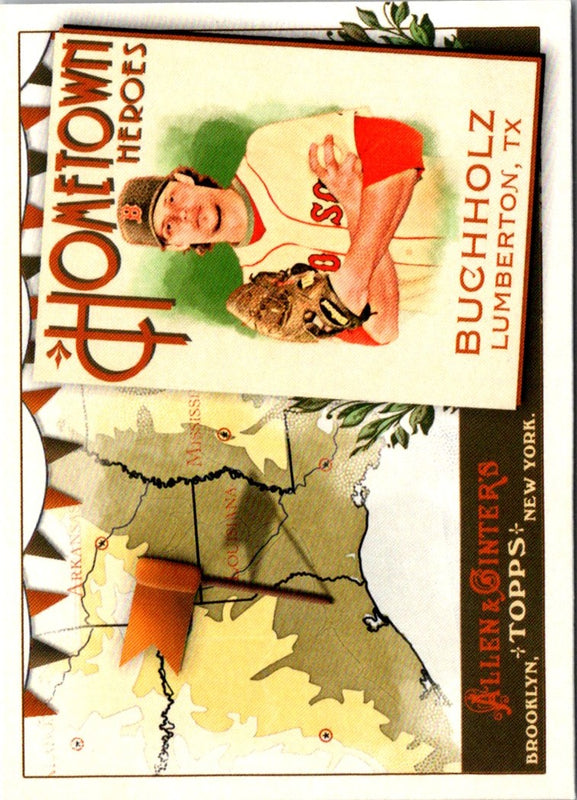 2011 Topps Allen & Ginter Hometown Heroes Clay Buchholz #HH98