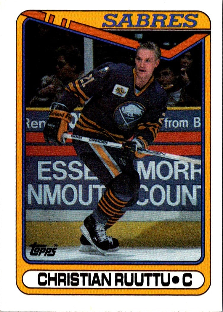 1990 Topps Christian Ruuttu