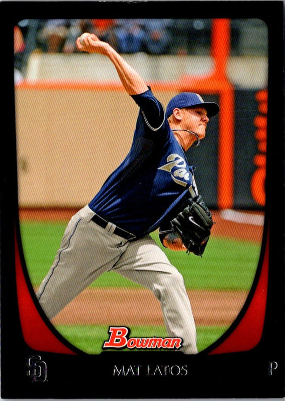 2011 Bowman Mat Latos #60