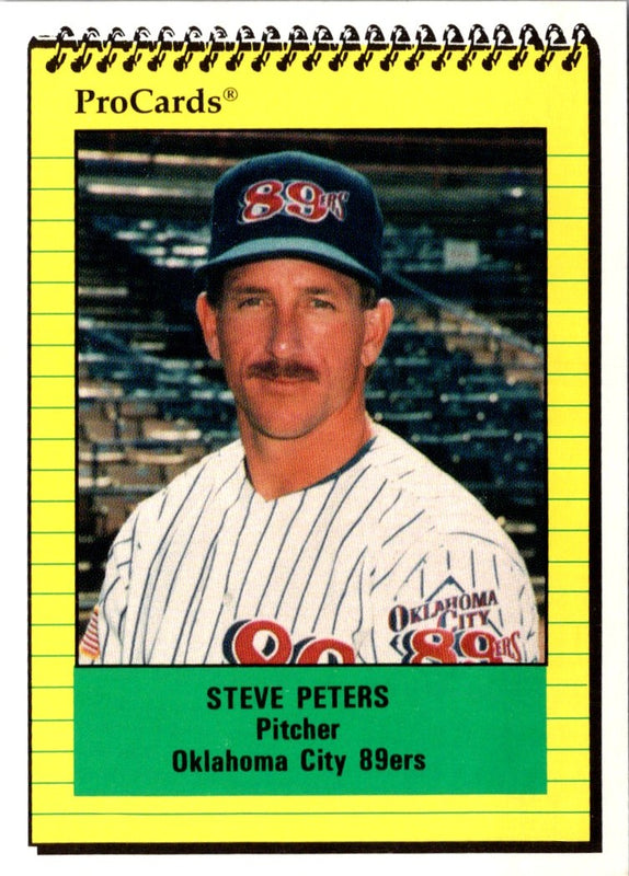 1991 ProCards Steve Peters #175