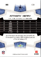 2008 Score Super Bowl XLIII Anthony Henry #82