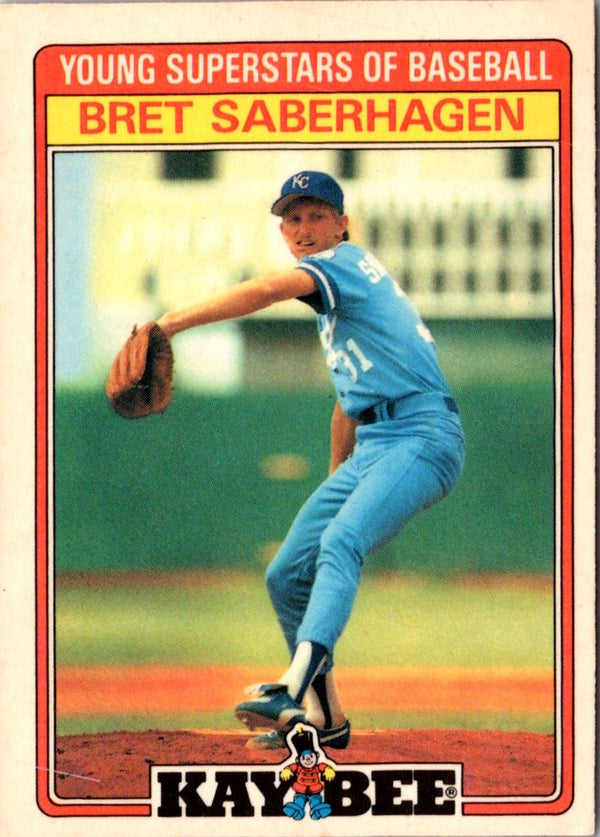1986 Kaybee Bret Saberhagen #2