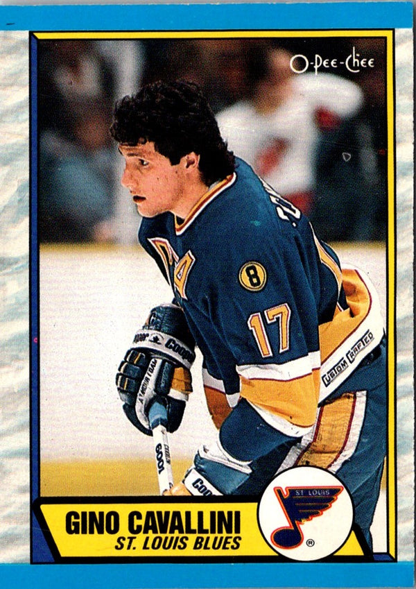 1989 O-Pee-Chee Gino Cavallini #176