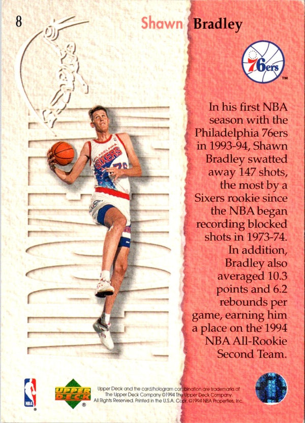 1994 Upper Deck Shawn Bradley #8