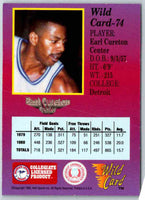 1991 WildCard Earl Cureton #74