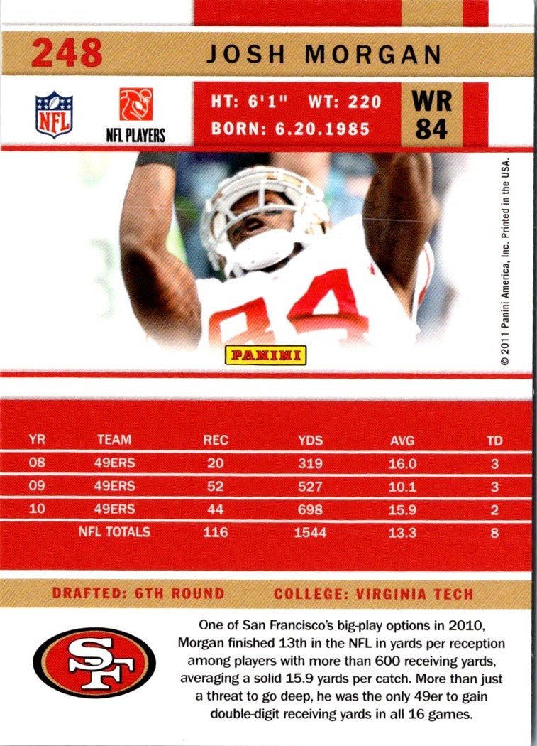 2011 Score Josh Morgan