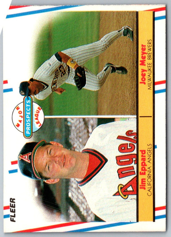 1988 Fleer Jim Eppard/Joey Meyer #645 Rookie