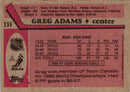 1987 Topps Greg Adams