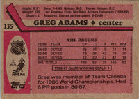 1987 Topps Greg Adams #135