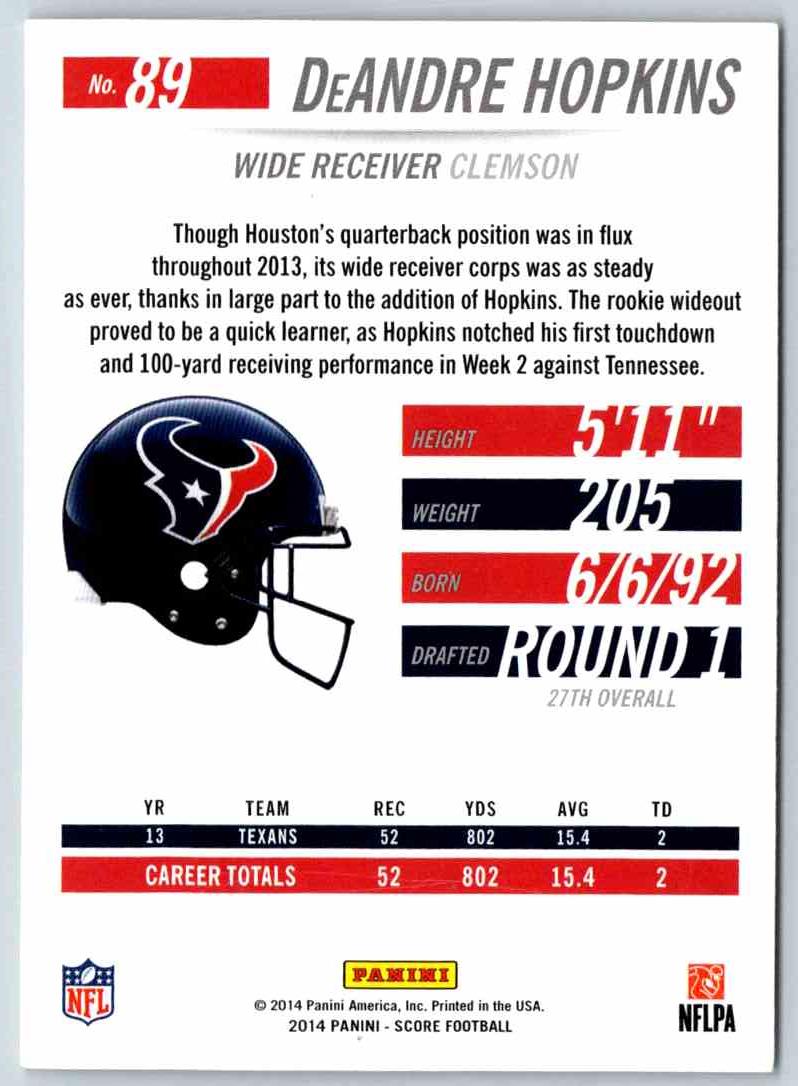 2016 Score DeAndre Hopkins