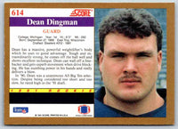 1991 Score Dean Dingman #614