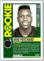 1991 Pinnacle Mike Pritchard #282