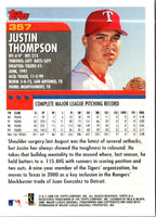 2000 Topps Justin Thompson #357