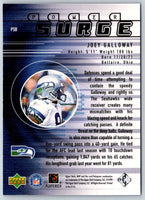 1999 Upper Deck MVP Power Surge Joey Galloway #PS8