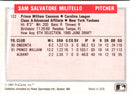 1991 ProCards Tomorrow's Heroes Sam Militello
