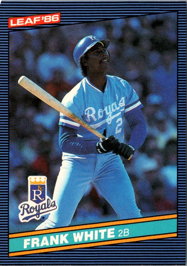 1986 Leaf Frank White #54
