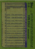 1982 Topps Tim Foli #618