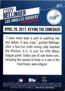 2018 Topps Cody Bellinger Highlights Cody Bellinger