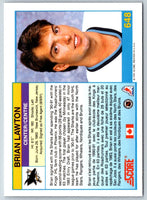 1991 Score Canadian Bilingual Brian Lawton #648