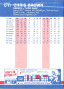 1985 Fleer Update Glossy Chris Brown