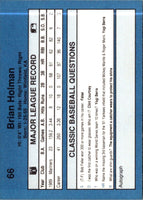 1990 Classic Blue Brian Holman #66