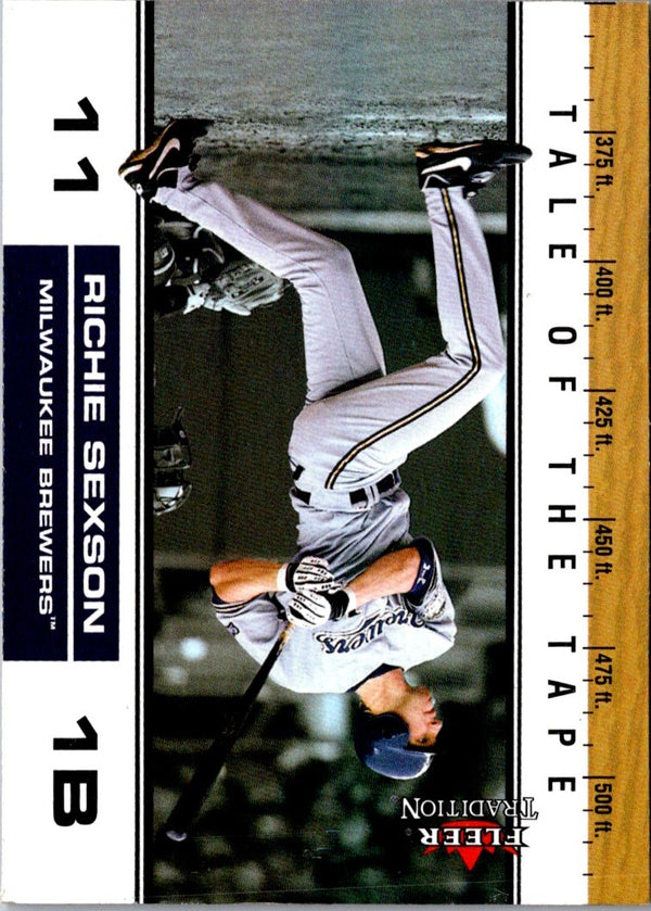 2001 Fleer Authority Richie Sexson #10