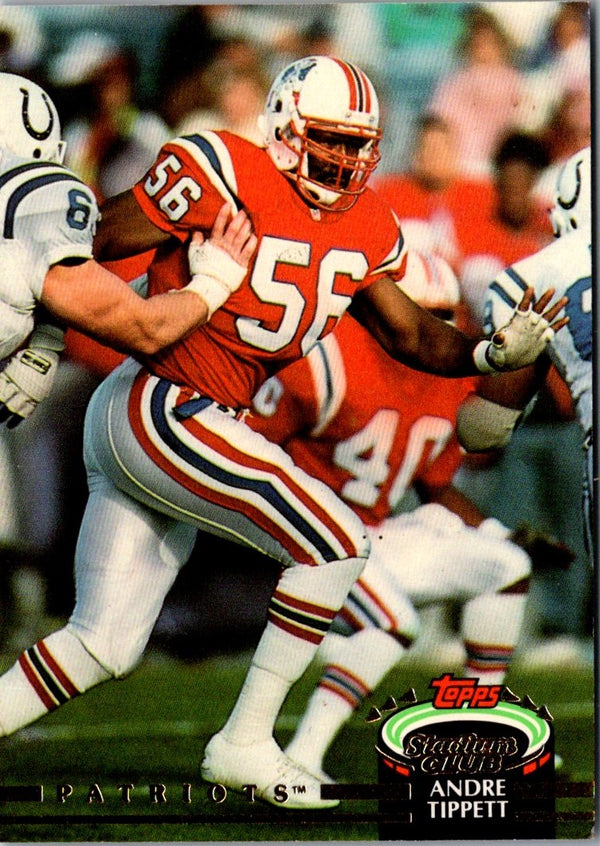 1992 Stadium Club Andre Tippett #573