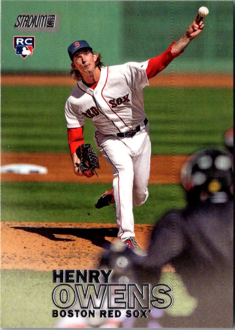 2016 Stadium Club Henry Owens