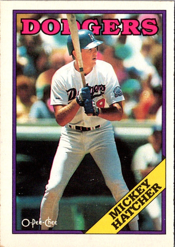 1988 O-Pee-Chee Mickey Hatcher #339