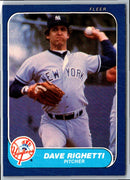 1986 Fleer Dave Righetti