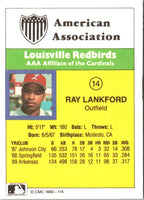 1990 CMC Louisville Redbirds Ray Lankford #14