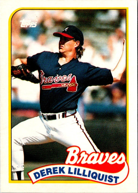 1989 Topps Traded Derek Lilliquist #73T