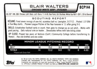 2012 Bowman Chrome Prospects Blair Walters #BCP144