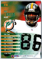1995 Fleer Eric Green #219
