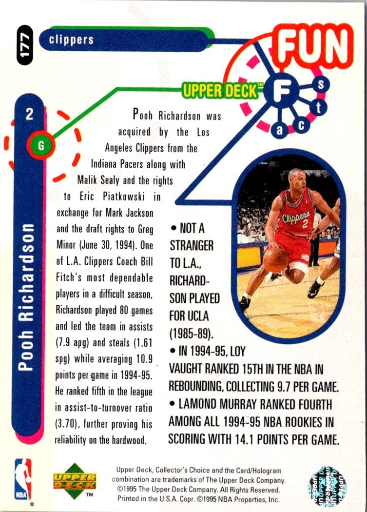 1995 Collector's Choice Pooh Richardson