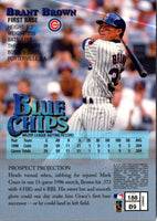 1997 Flair Showcase Masterpiece Brady Anderson #B9