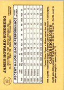 1985 Donruss Jim Sundberg