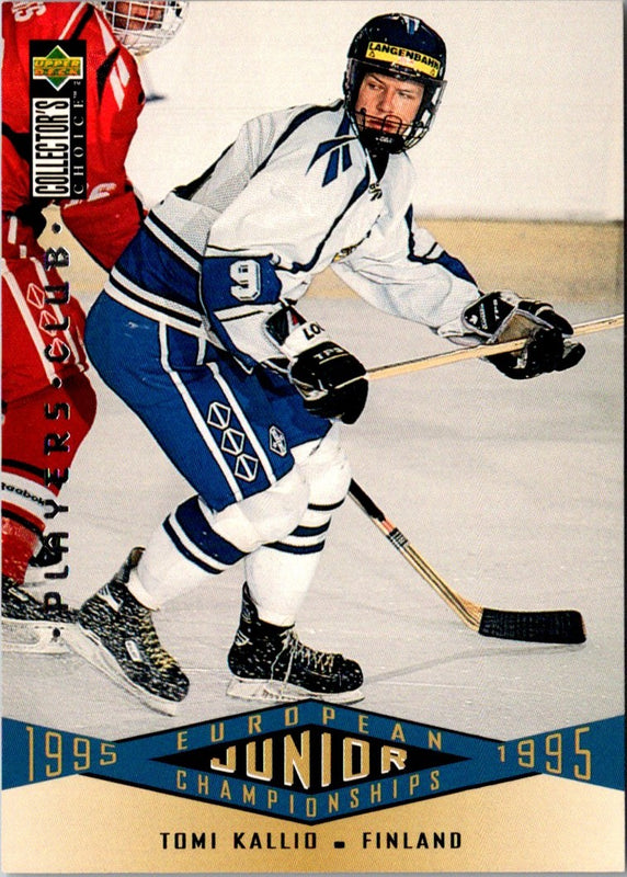 1995 Collector's Choice Player's Club Tomi Kallio #334 Rookie