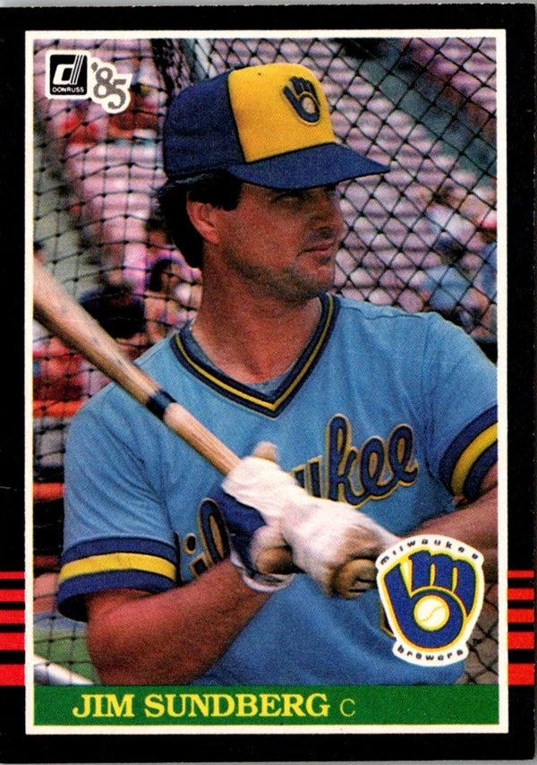 1985 Donruss Jim Sundberg #89