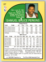 1990 Hoops Sam Perkins #87