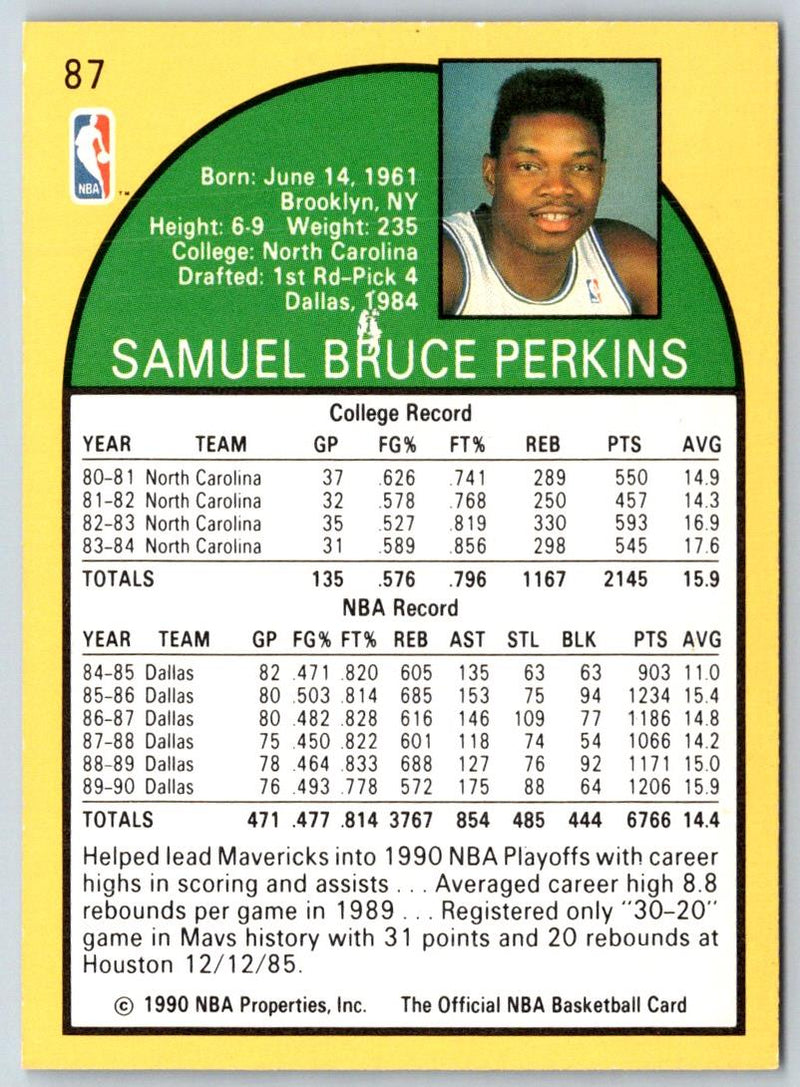 1990 Hoops Sam Perkins