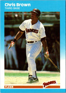 1985 Fleer Update Glossy Chris Brown