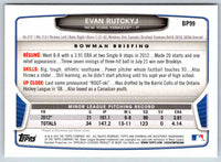 2014 Bowman Evan Rutckyj #BP99