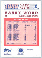 2011 Topps Football Barry Word #16