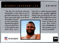 1991 Pro Line Portraits Rickey Jackson #293