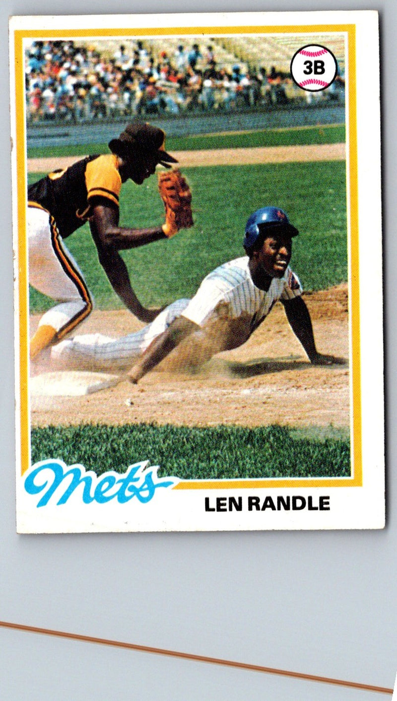 1978 Topps Len Randle