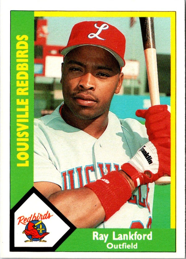 1990 CMC Louisville Redbirds Ray Lankford #14