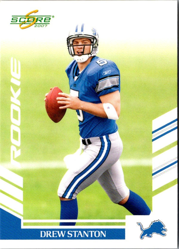 2007 Score Drew Stanton #359 Rookie