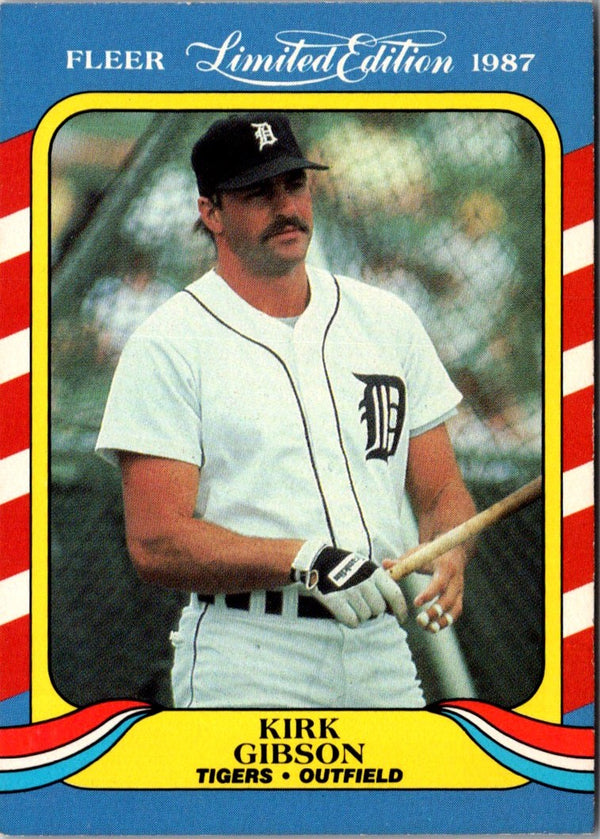 1987 Fleer Limited Edition Kirk Gibson #17